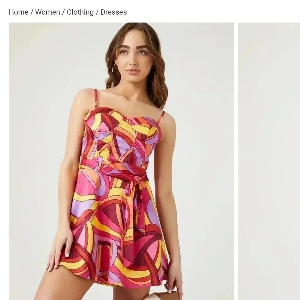 Bustier mini dress b20